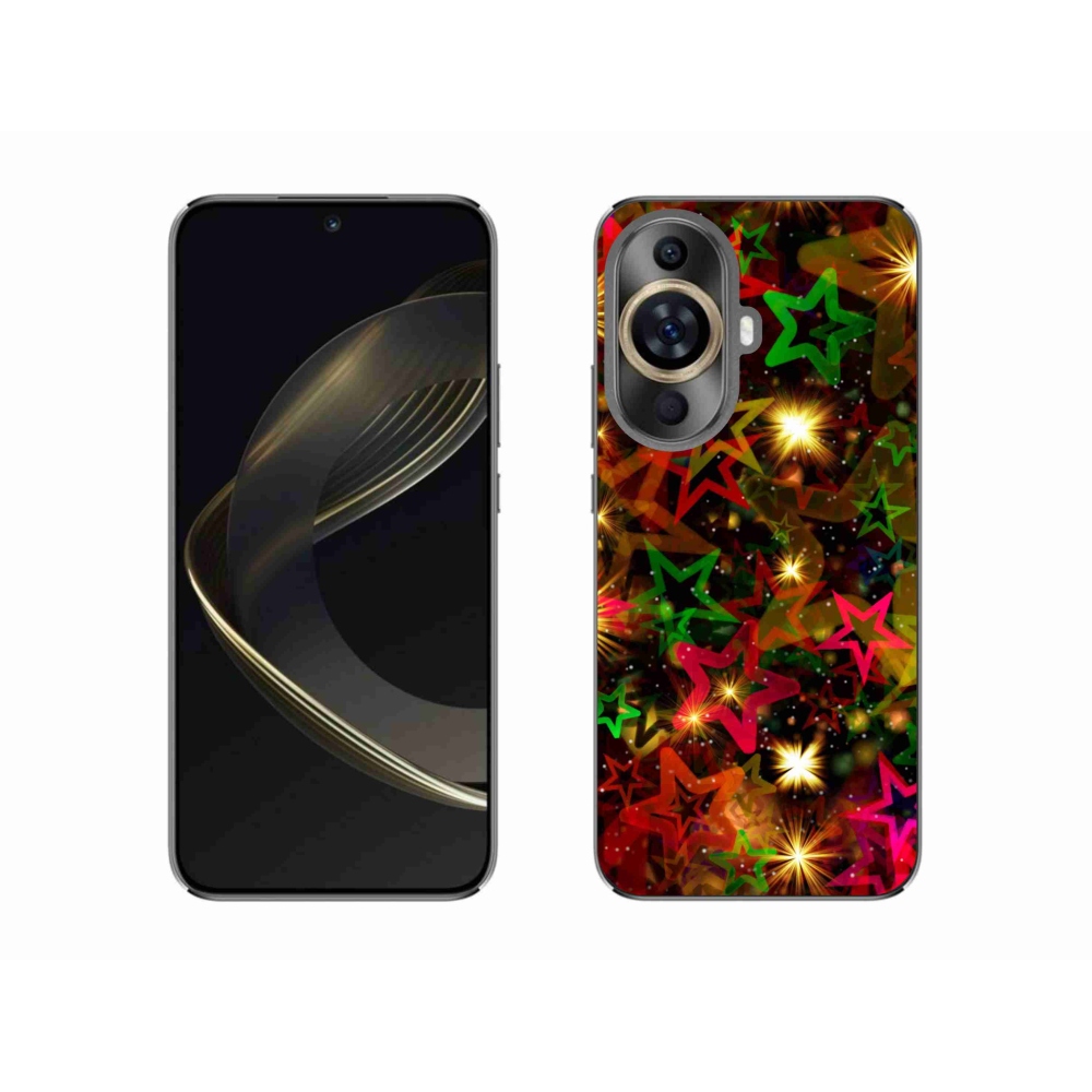 Gelový kryt mmCase na Huawei Nova 11 - barevné hvězdičky
