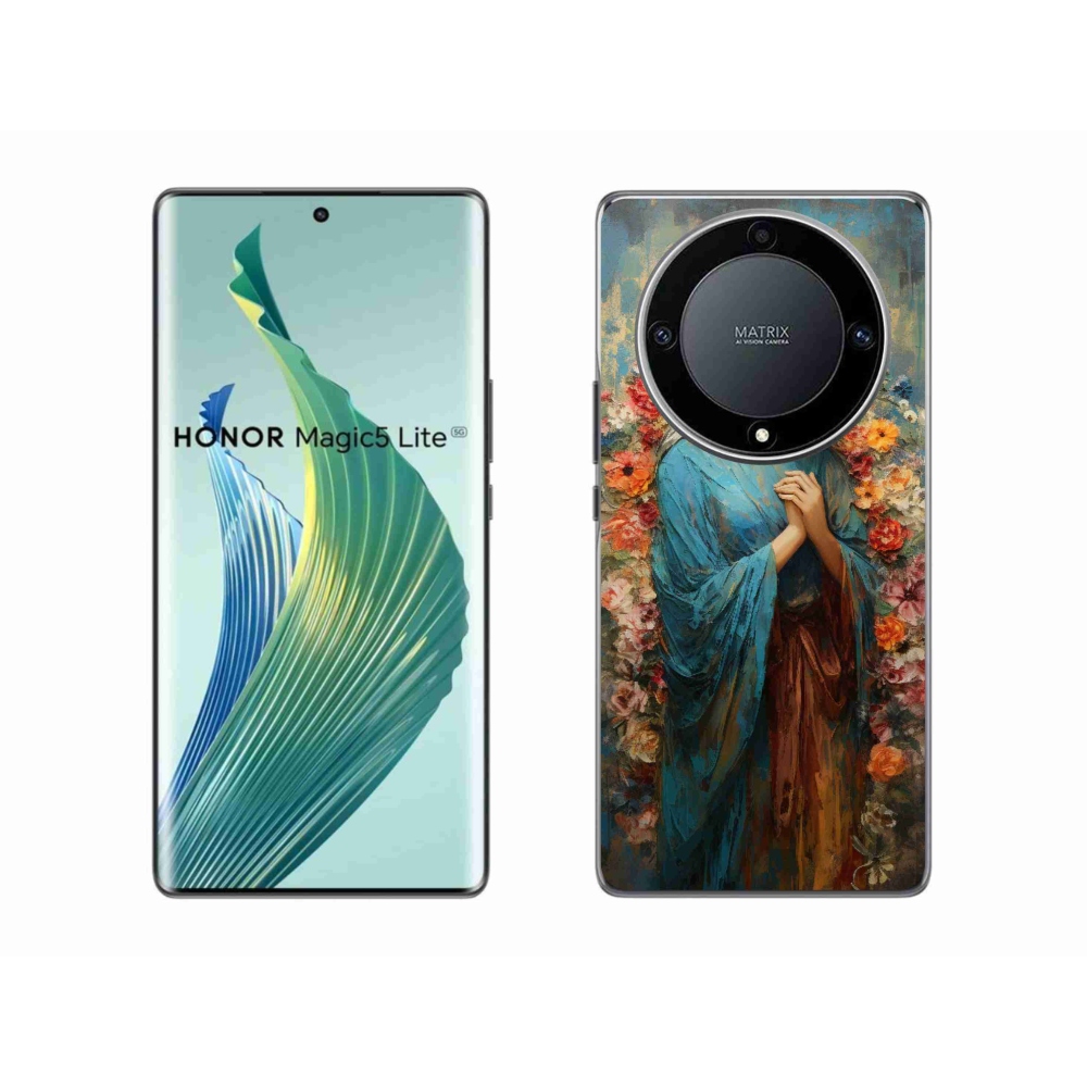 Gelový kryt mmCase na Honor Magic 5 Lite 5G - svatá žena