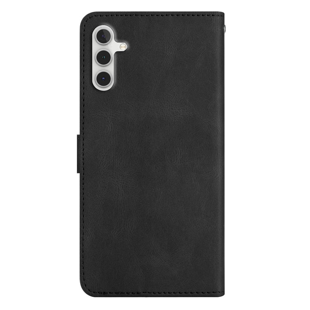 Line knížkové pouzdro na Samsung Galaxy S25 FE - černé