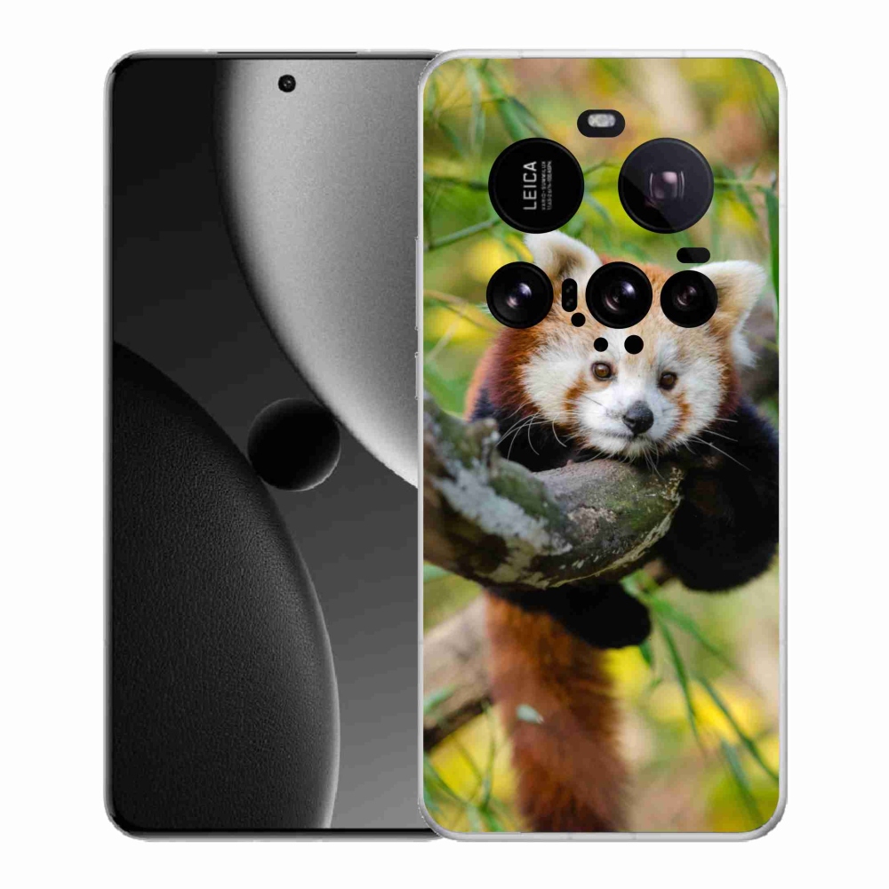 Gelový kryt mmCase na Xiaomi 15 Ultra - panda červená