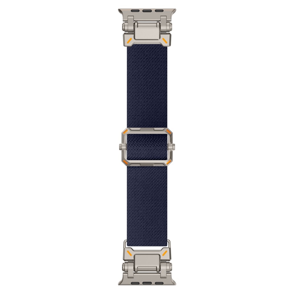 Titanium nylonový řemínek na Apple Watch Ultra/Ultra 2 49mm/SE/SE 2022/2023 44mm/10 46mm/9/8/7 45mm/6/5/4 44mm/3/2/1 42 mm - modrý