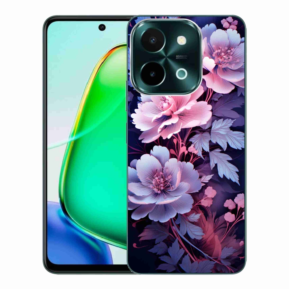 Gelový kryt mmCase na Vivo Y28 - květiny 11