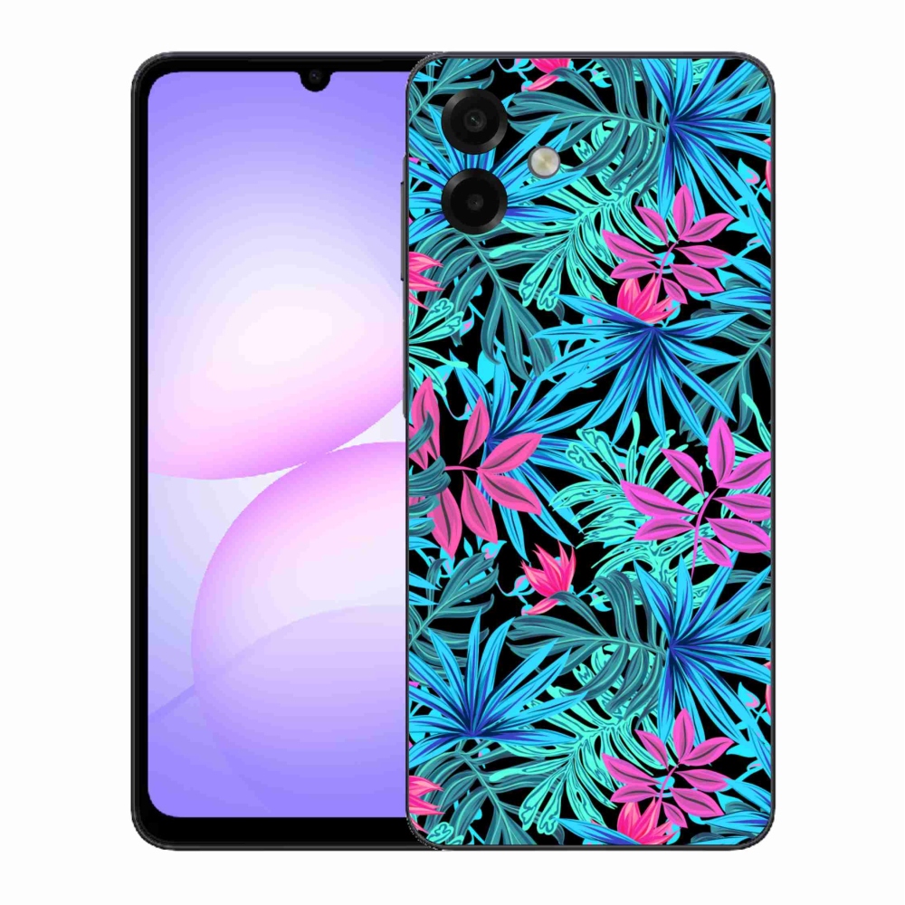 Gelový kryt mmCase na Samsung Galaxy A07 4G - květiny 3