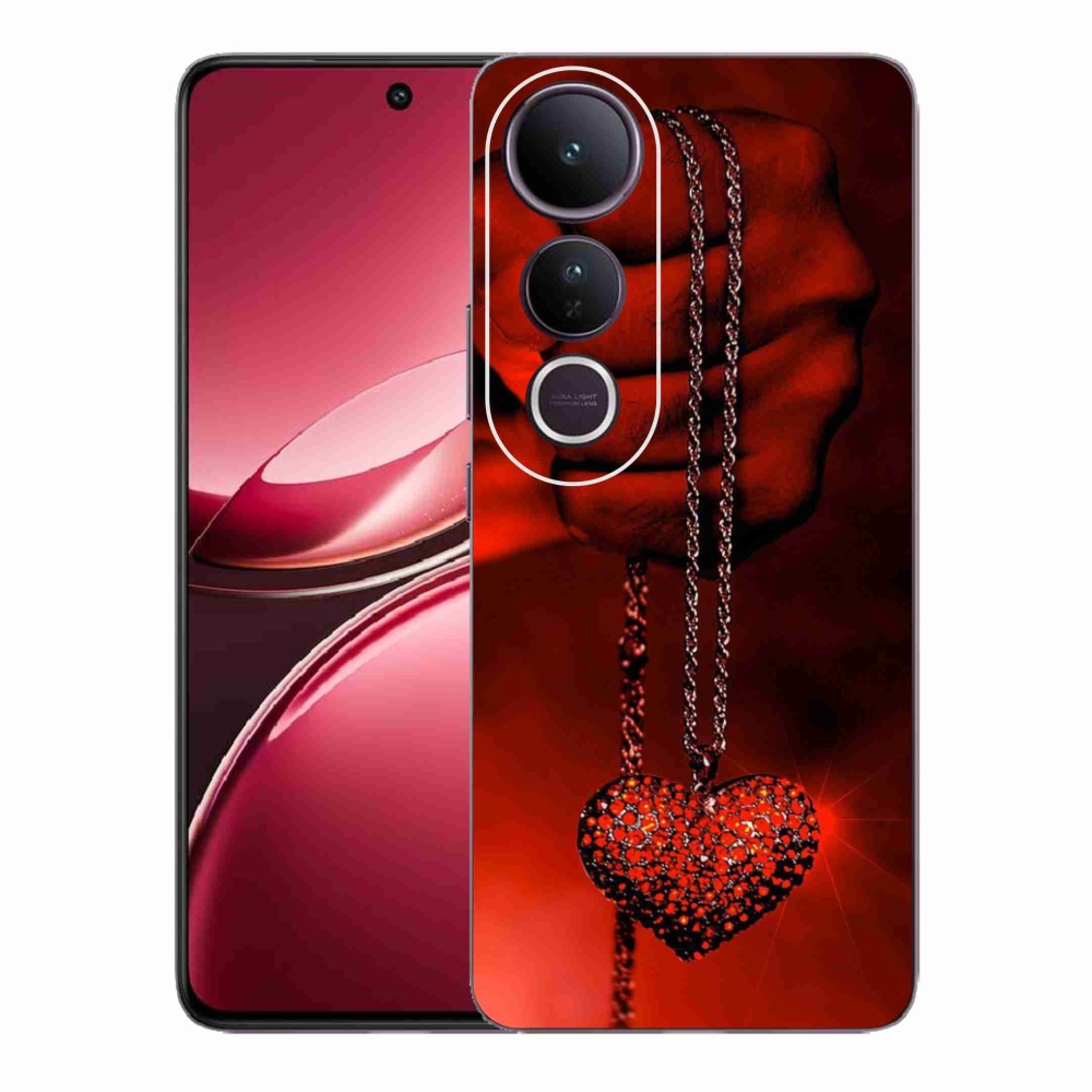 Gelový kryt mmCase na Vivo V50 Lite 4G/5G - náhrdelník