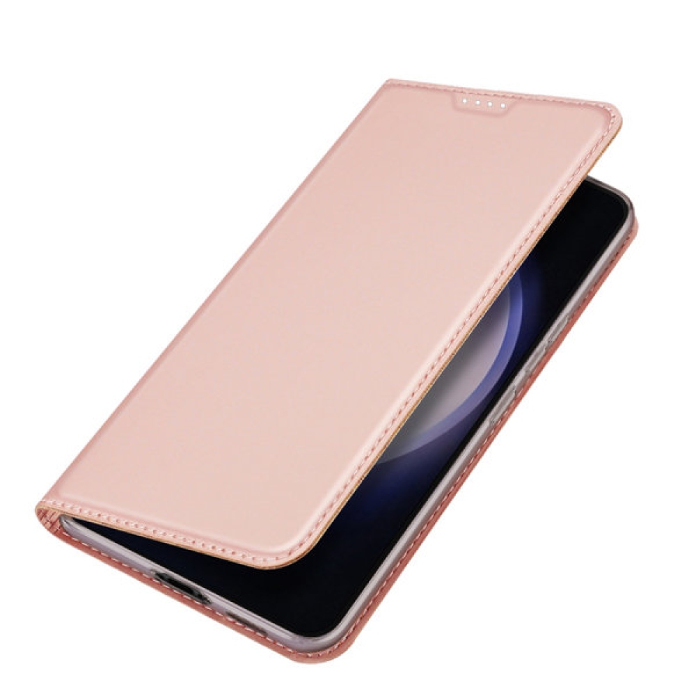 DUX knížkové pouzdro na Samsung Galaxy S23 FE - růžovozlaté
