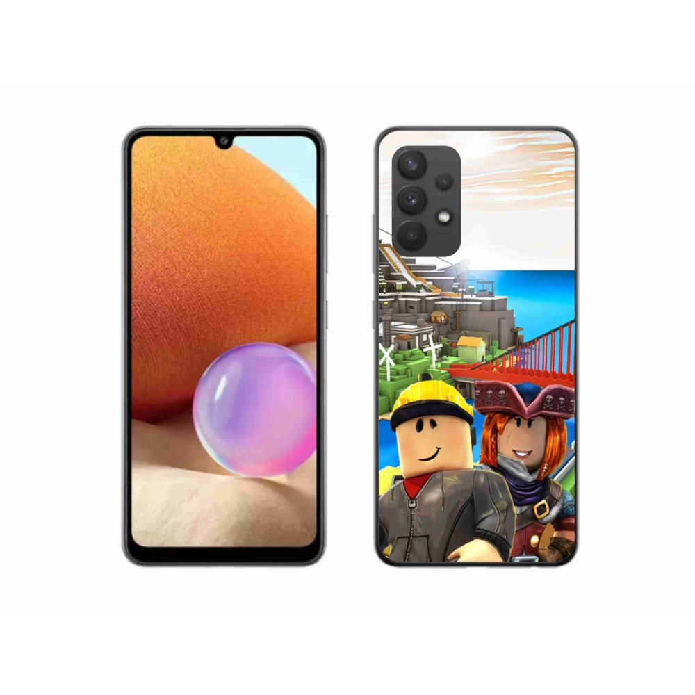 Gelový kryt mmCase na Samsung Galaxy A32 4G - roblox 1