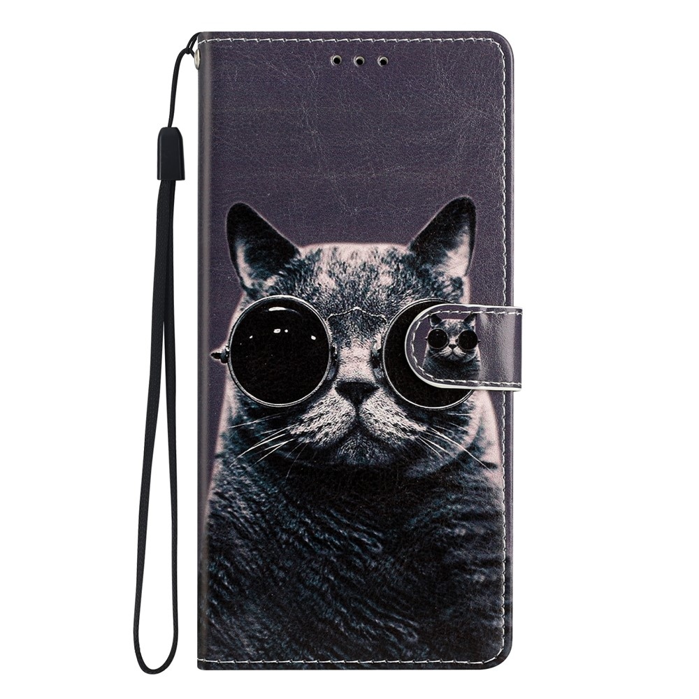 Unique knížkové pouzdro na Xiaomi 15T Pro - kočka s brýlemi