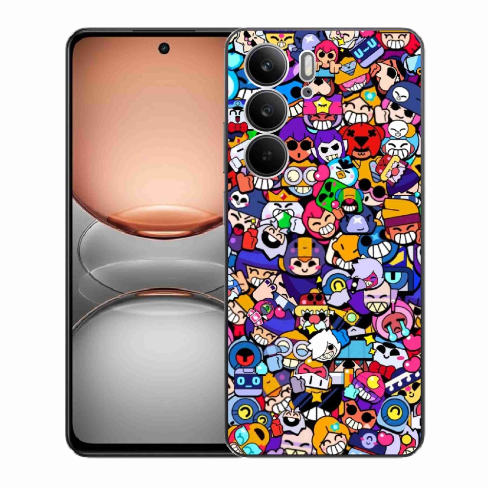 Gelový kryt mmCase na Realme C75 - brawl stars 2