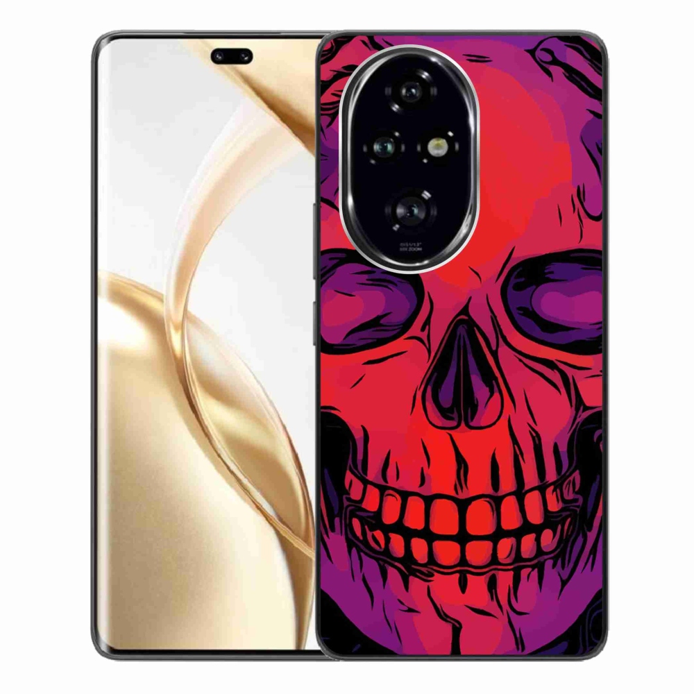 Gelový obal mmCase na Honor 200 Pro 5G - lebka