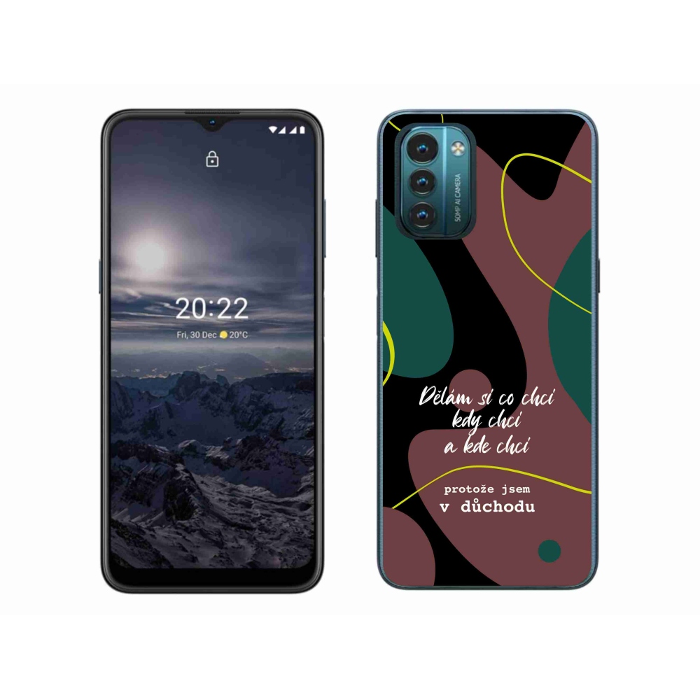 Gelový kryt mmCase na Nokia G11/G21 - vtipný text 10 černé pozadí