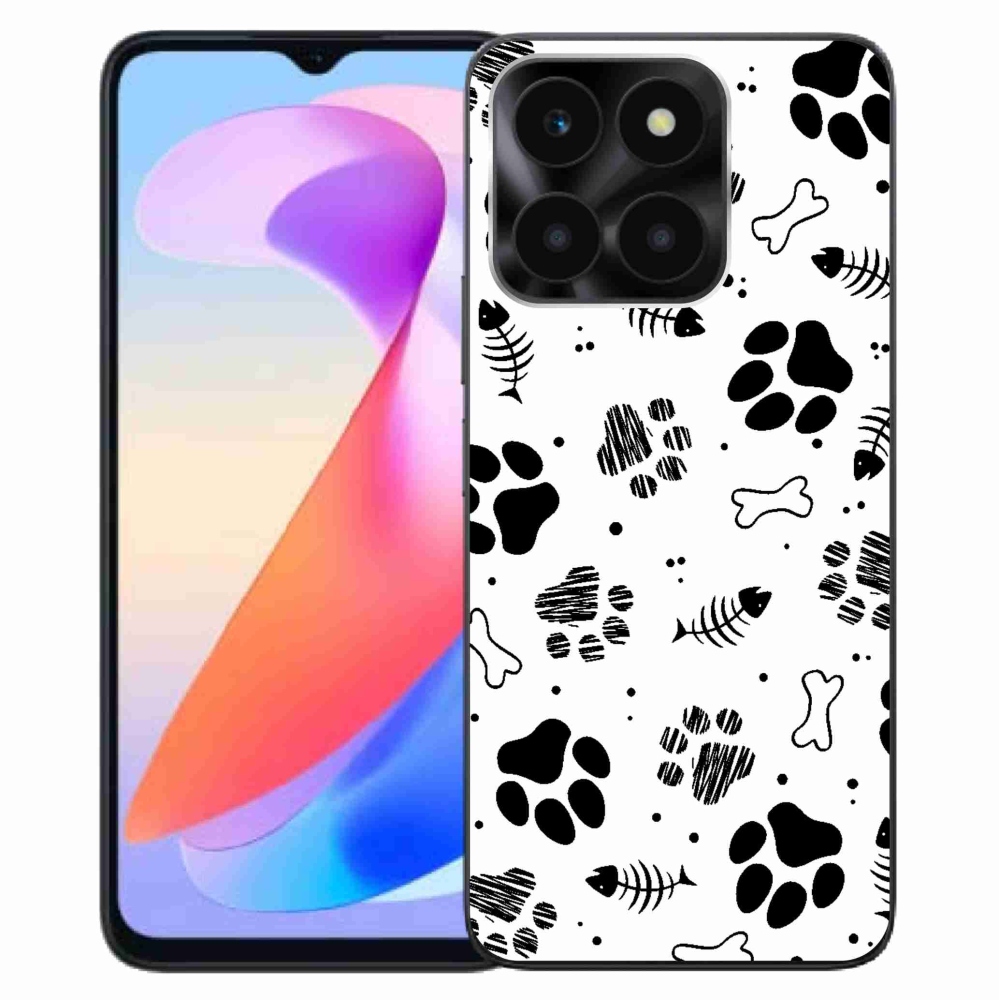 Gelový kryt mmCase na Honor X6a - psí tlapky 1