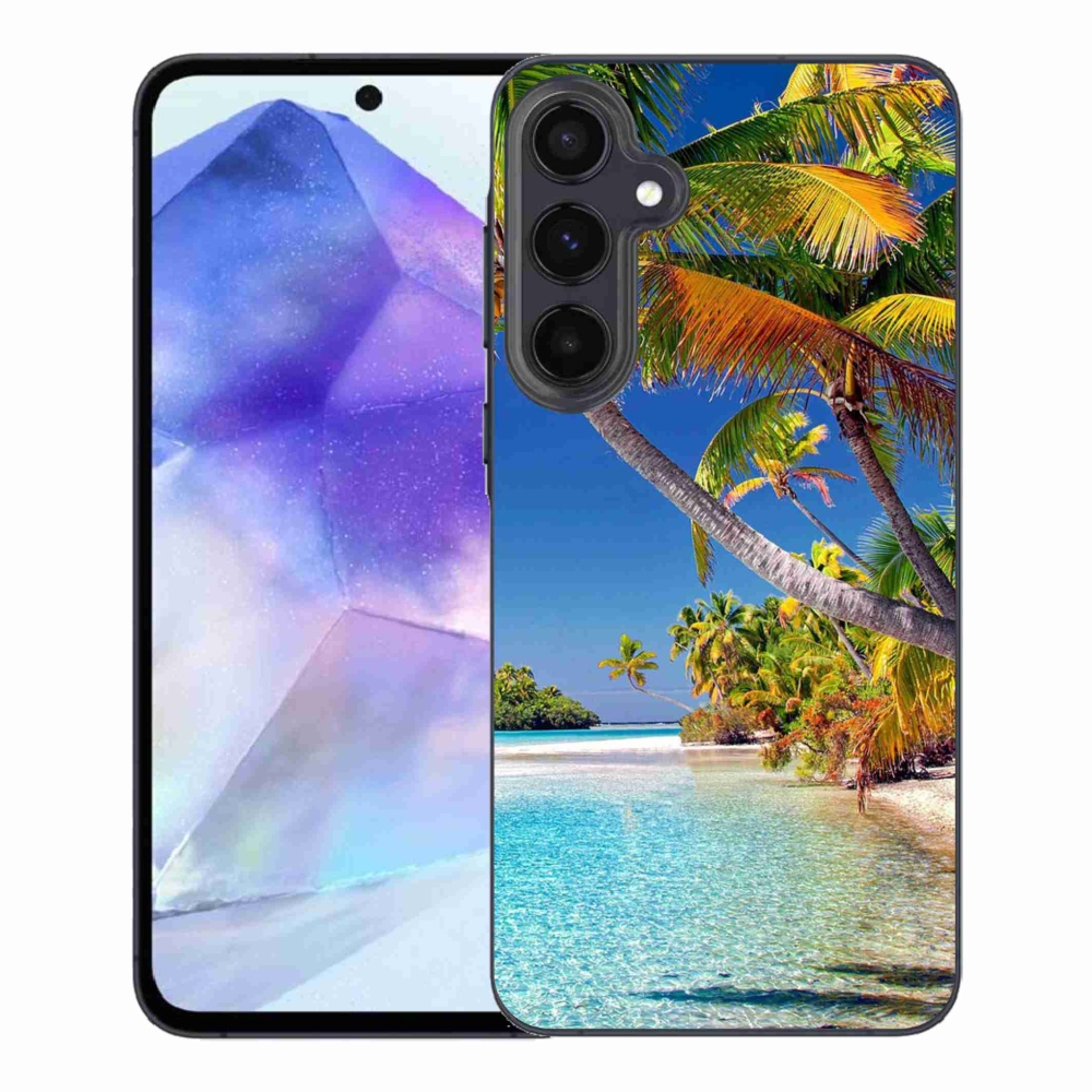 Gelový obal mmCase na Samsung Galaxy A55 5G - mořská pláž
