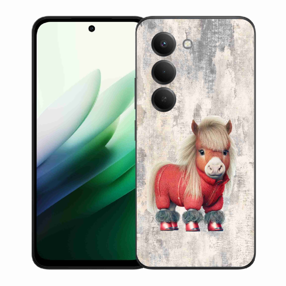 Gelový kryt mmCase na Xiaomi Redmi 15 5G (169mm) - poník ve svetru