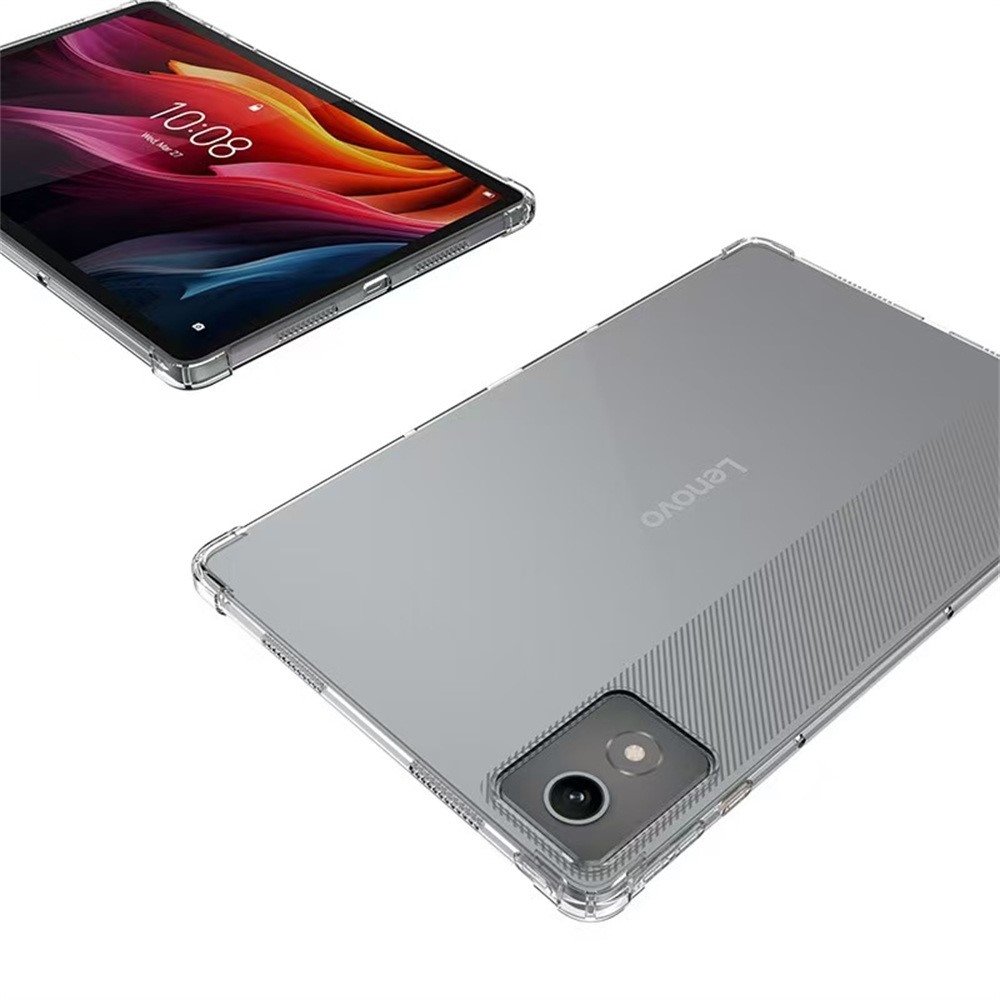 Průhledný gelový obal s vyztuženými rohy na Lenovo Tab K11 Plus - průhledný