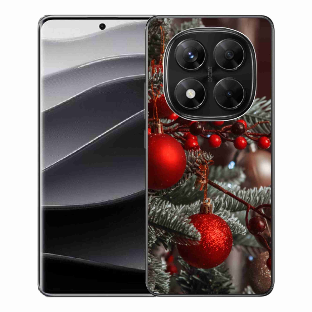 Gelový kryt mmCase na Xiaomi Redmi Note 14 Pro 5G/Poco X7 5G - vánoční ozdoby 2