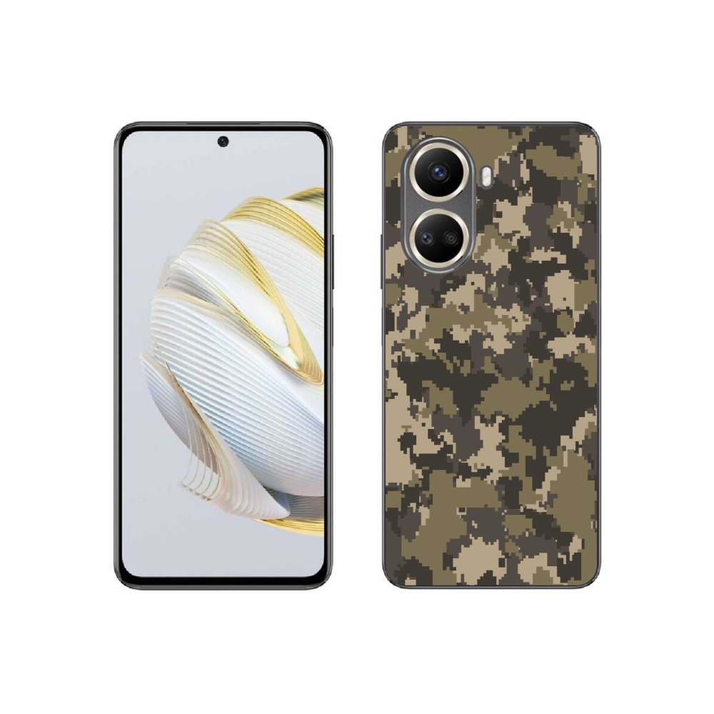 Gelový kryt mmCase na Huawei Nova 10 SE - maskáčový vzor 12