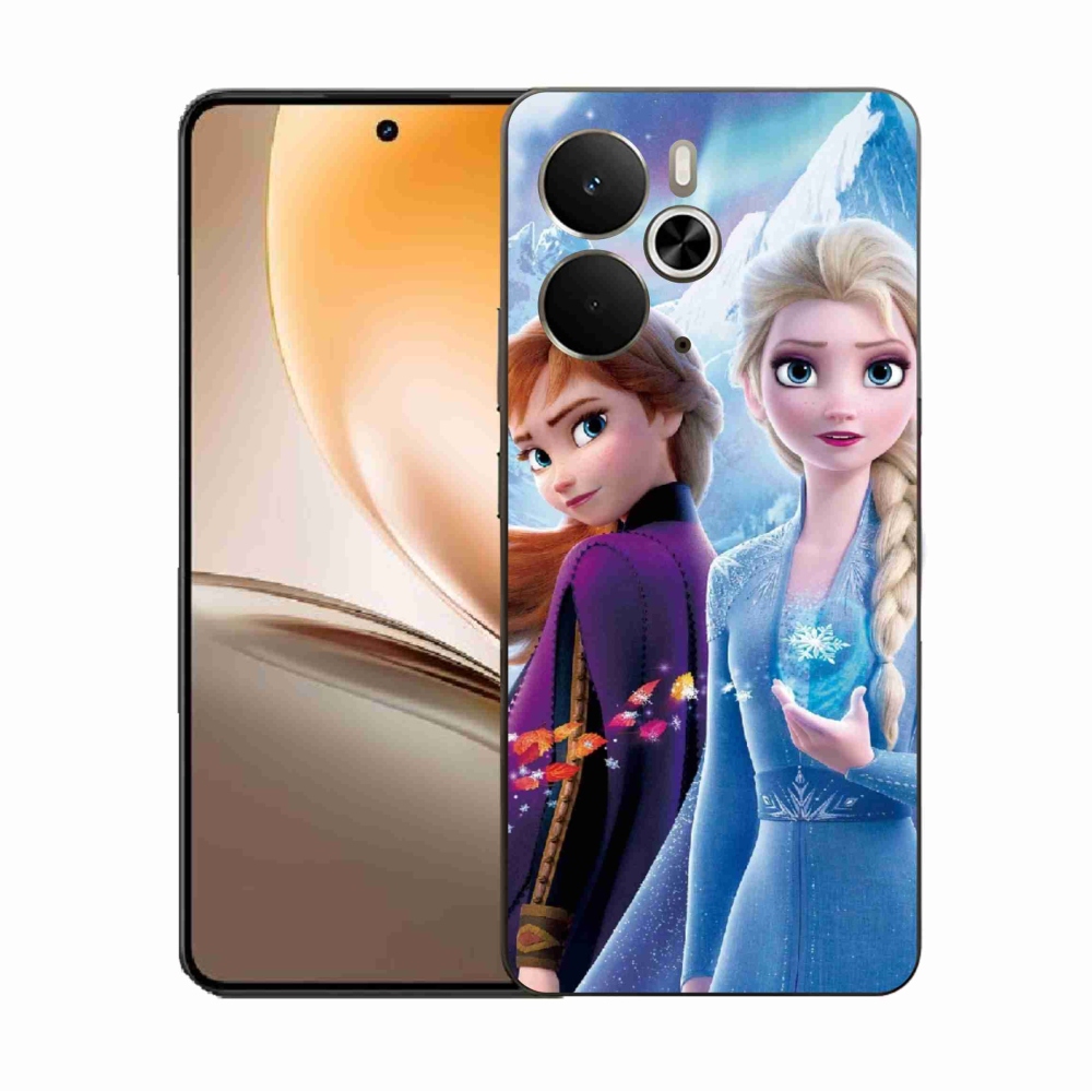 Gelový kryt mmCase na Realme 14 5G - ledové království 3