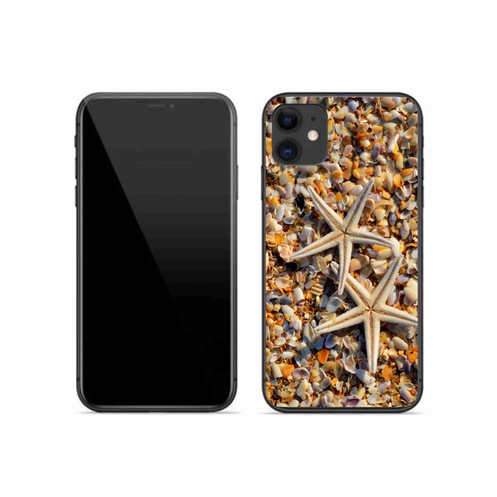 Gelový kryt mmCase na iPhone 11 - mořské hvězdice