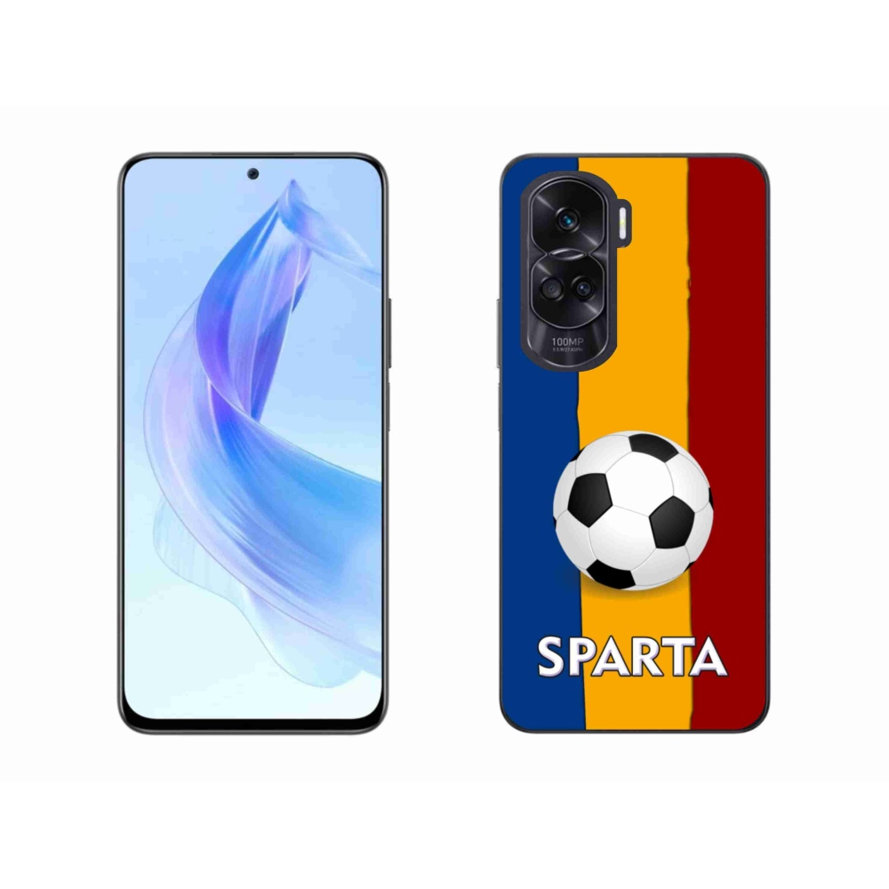 Gelový kryt mmCase na Honor 90 Lite - fotbal 1