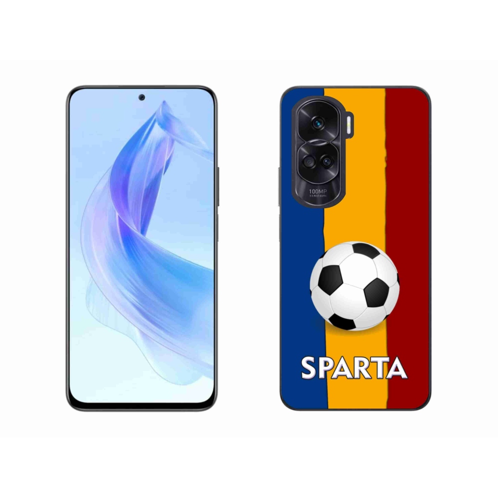 Gelový kryt mmCase na Honor 90 Lite - fotbal 1