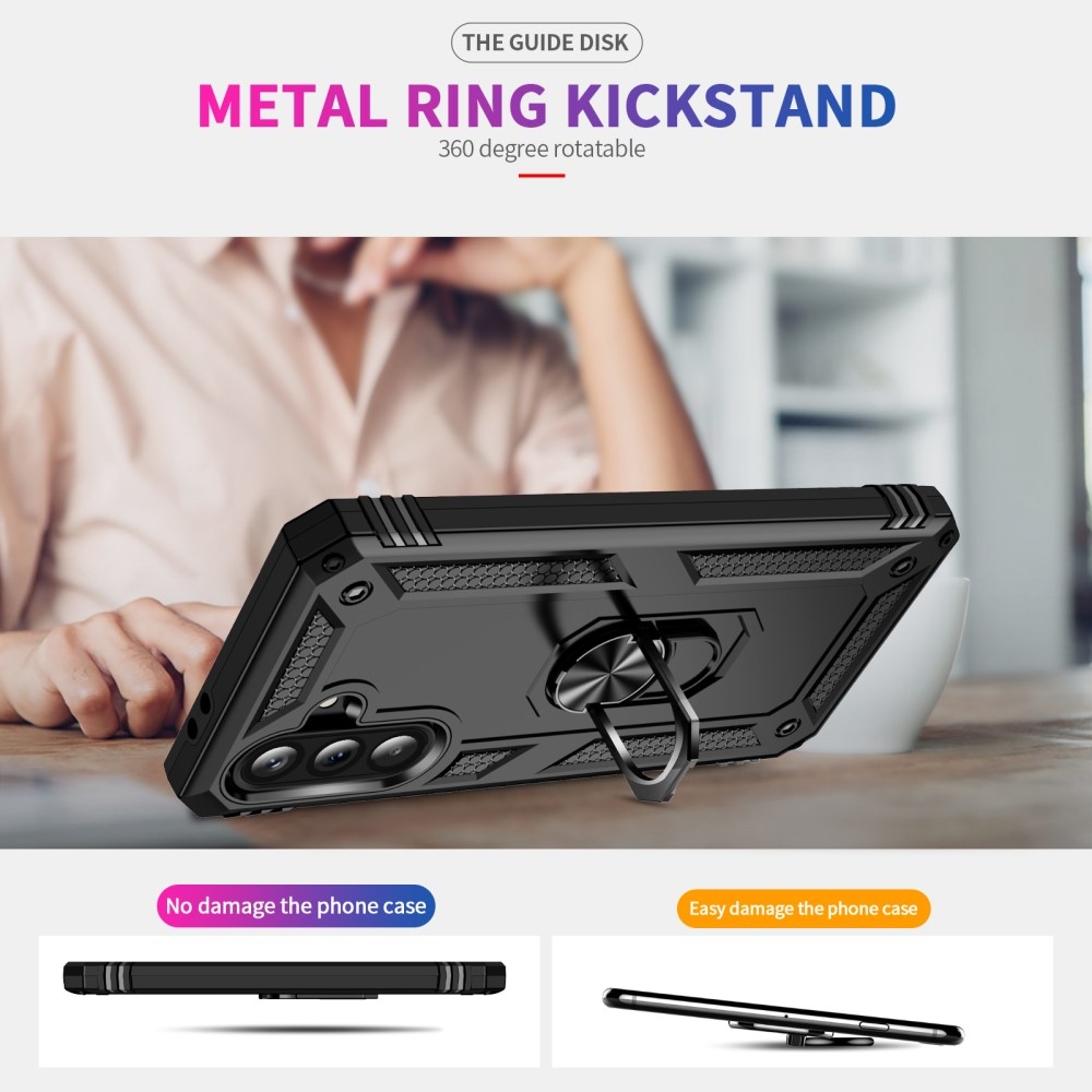 Rings odolný kryt na Samsung Galaxy A56 5G - černý