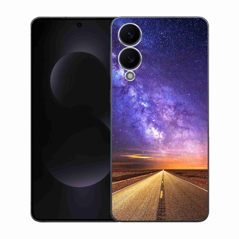 Gelový kryt mmCase na Samsung Galaxy S25 Edge - americká silnice