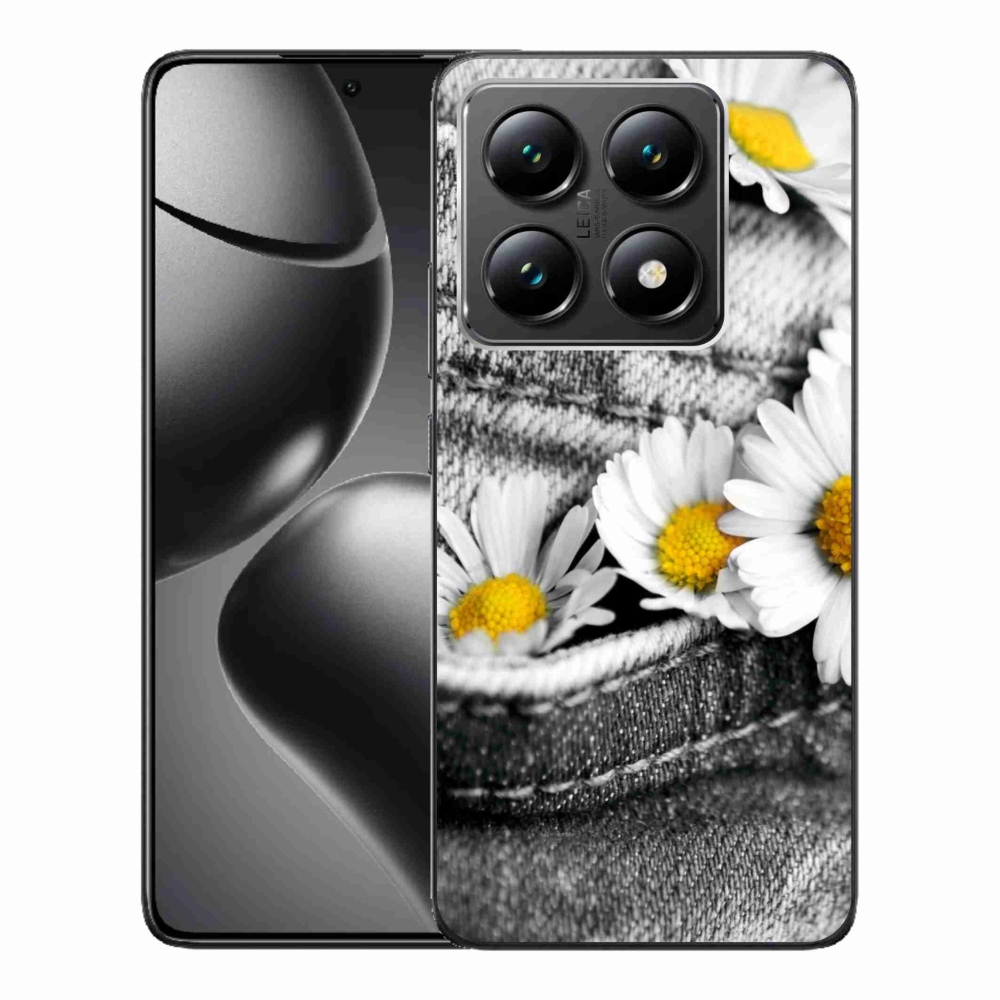 Gelový obal mmCase na Xiaomi 14T - kopretiny