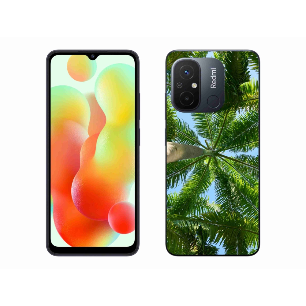 Gelový kryt mmCase na Xiaomi Redmi 12C - palmy