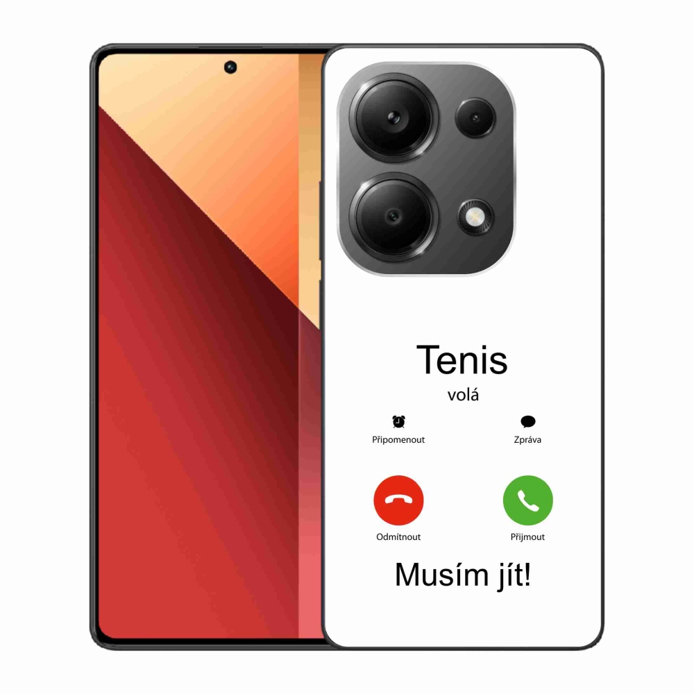 Gelový kryt mmCase na Xiaomi Redmi Note 13 Pro 4G/Poco M6 Pro  - tenis volá bílé pozadí