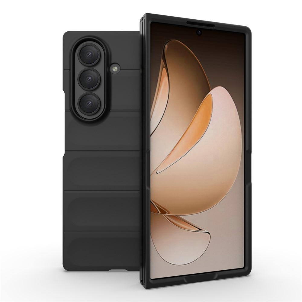 Rugg odolný gelový obal na Samsung Galaxy Z Fold7 5G - černý
