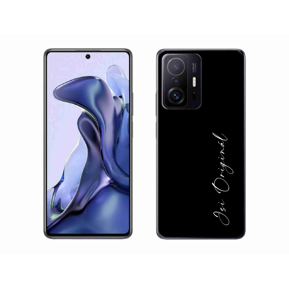 Gelový kryt mmCase na Xiaomi 11T - jsi originál černé pozadí