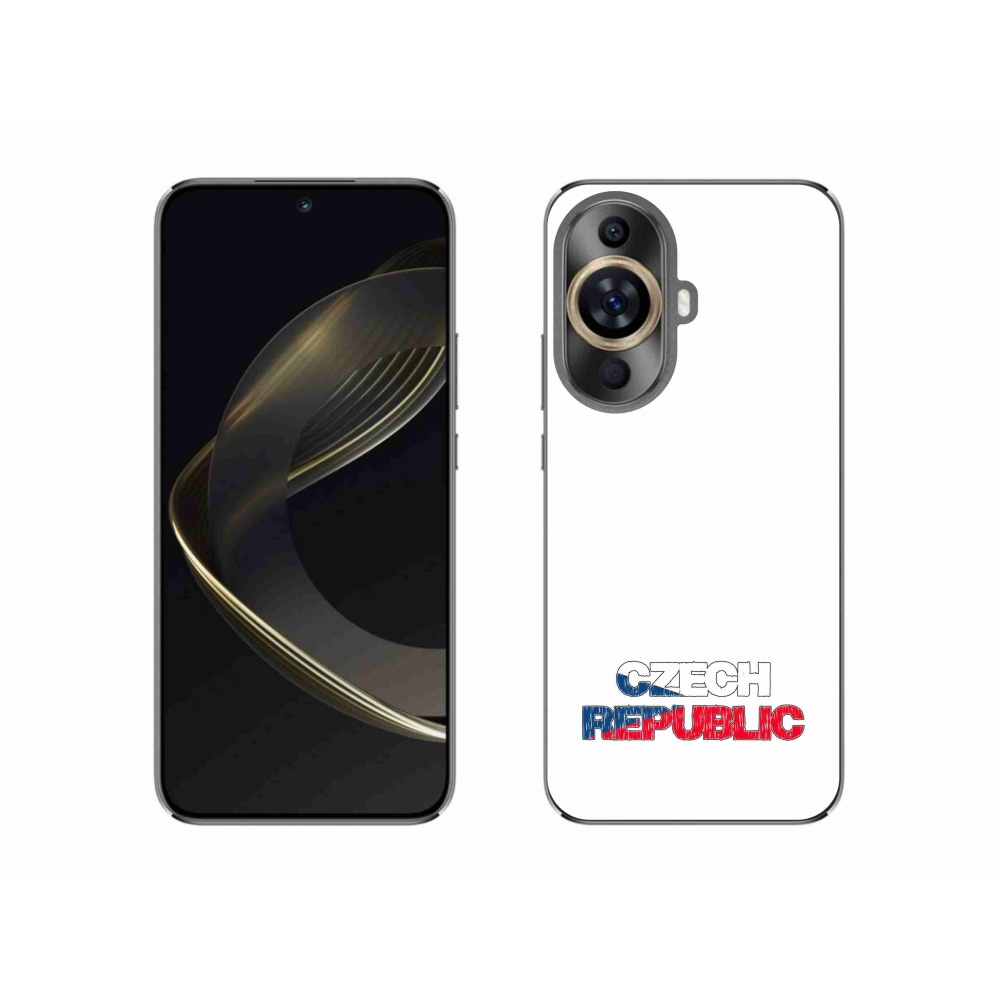 Gelový kryt mmCase na Huawei Nova 11 - Czech Republic bílé pozadí