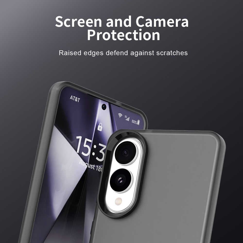 Candys matný gelový obal na Samsung Galaxy S25 Edge - černý