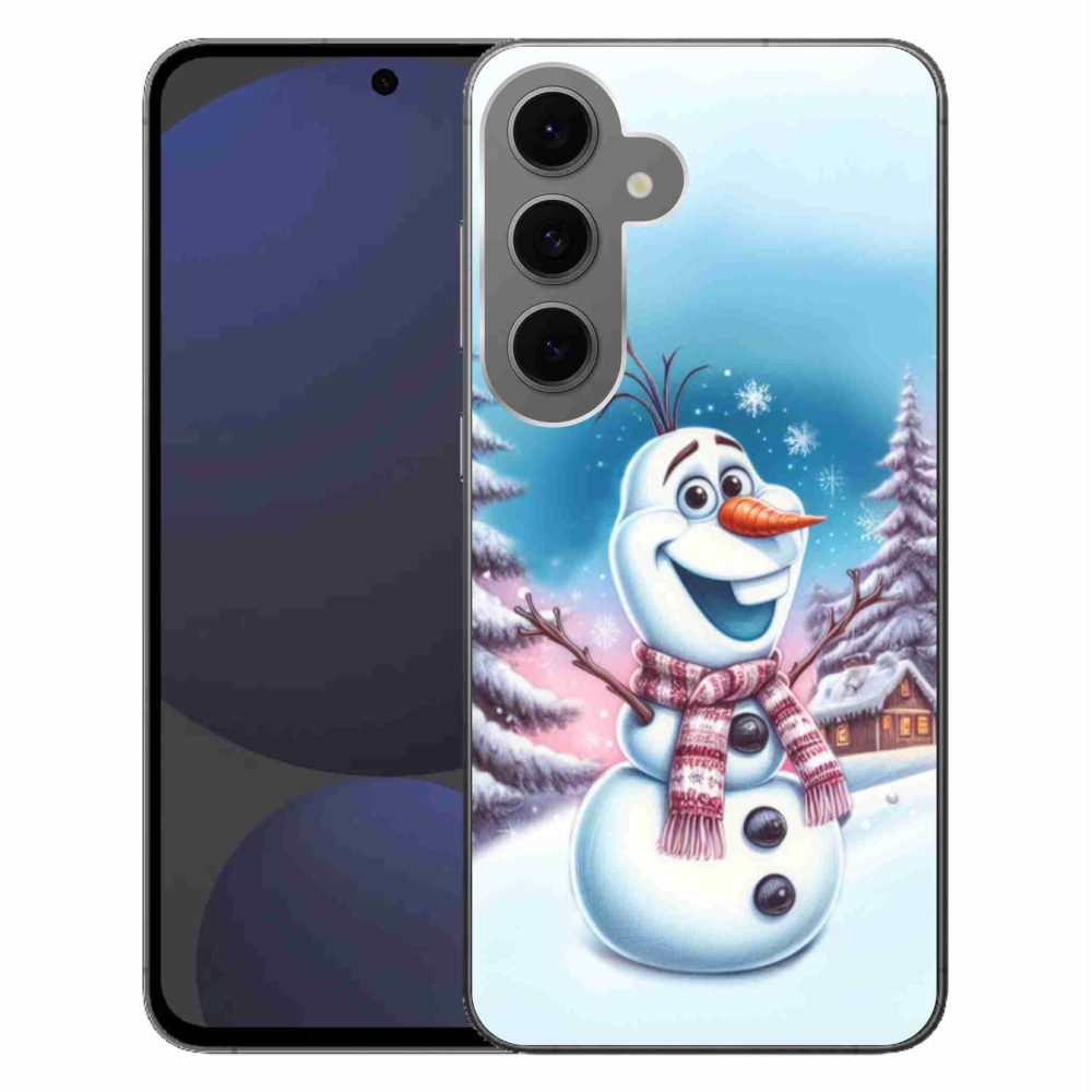Gelový kryt mmCase na Samsung Galaxy S24 FE - ledové království