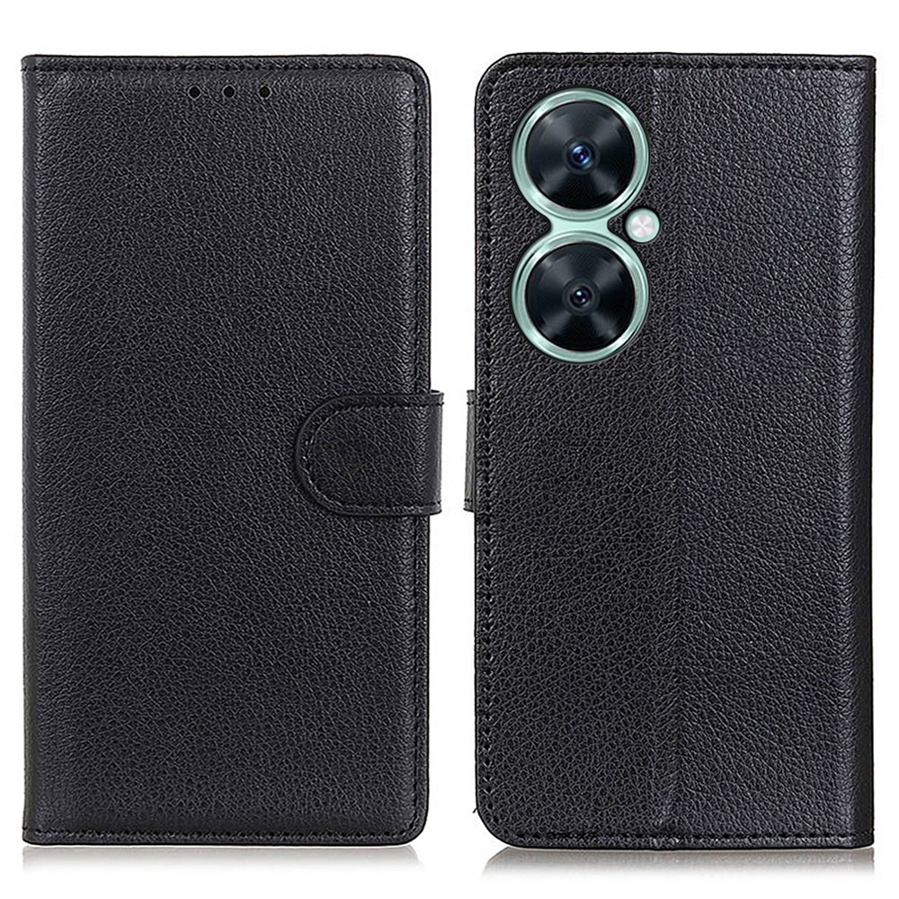 Litchie knížkové pouzdro na Huawei Nova 11i - černé