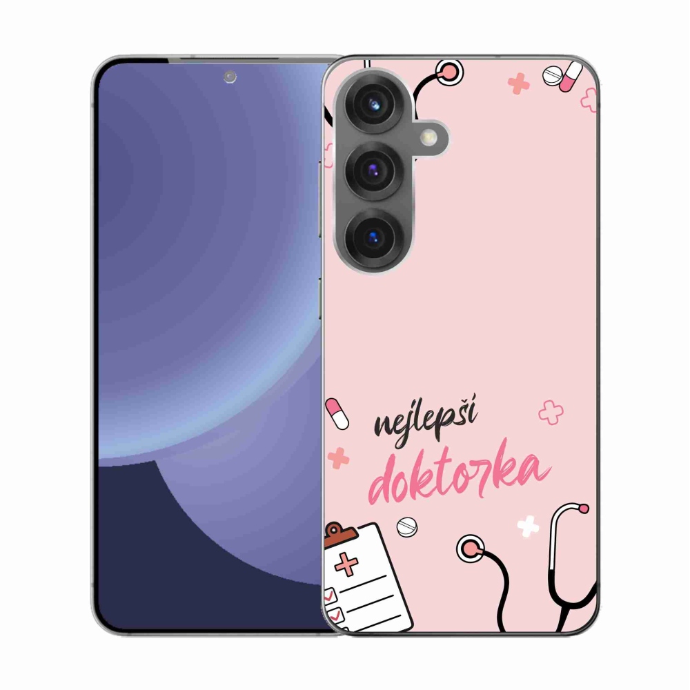 Gelový kryt mmCase na Samsung Galaxy S25 - nejlepší doktorka