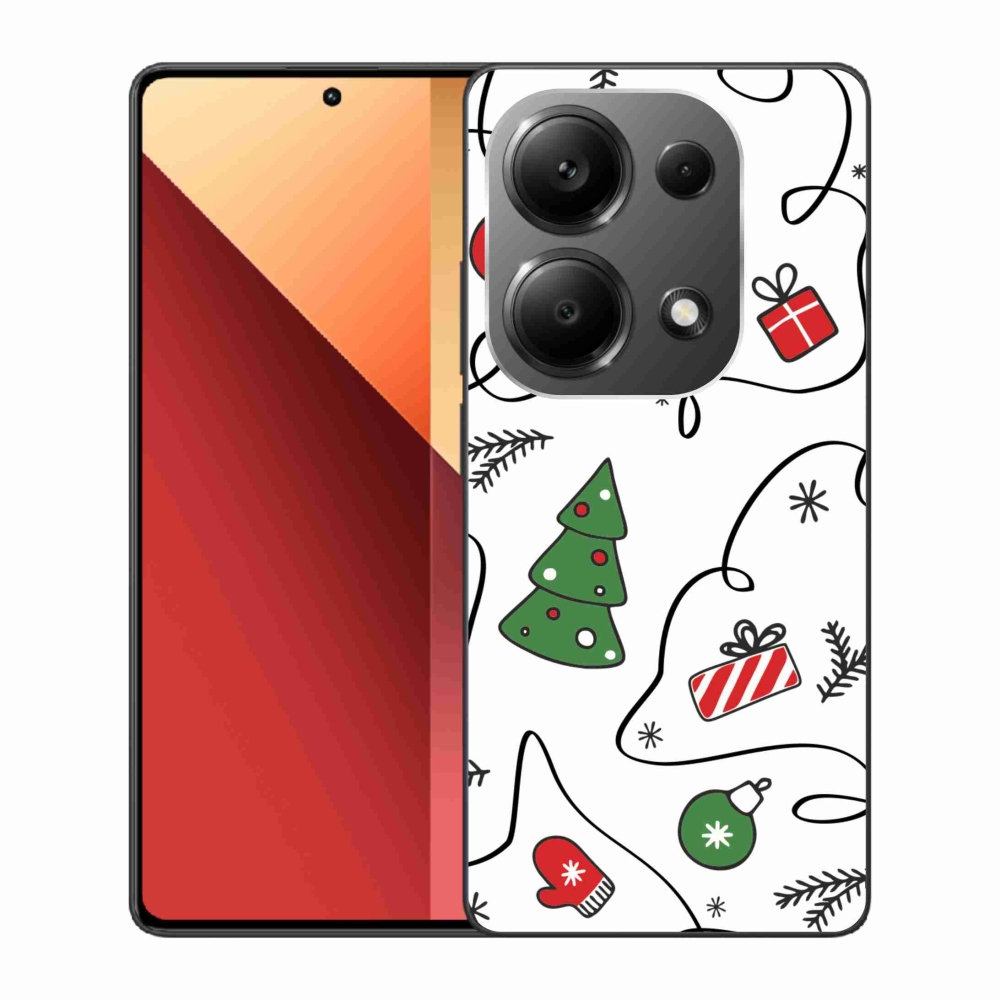 Gelový kryt mmCase na Xiaomi Redmi Note 13 Pro 4G/Poco M6 Pro - vánoční motivy