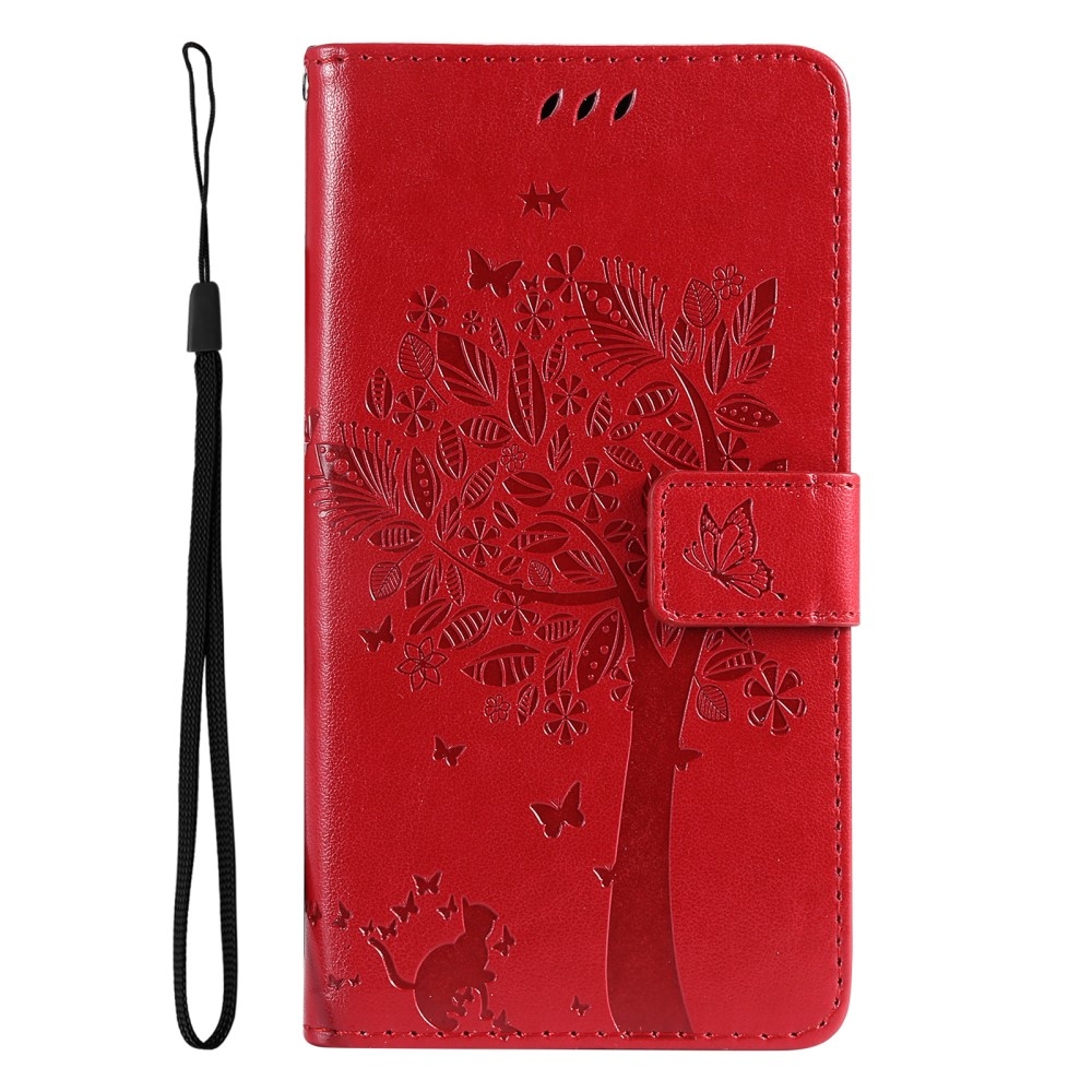 Trees knížkové pouzdro na Xiaomi Redmi Note 13 - červené