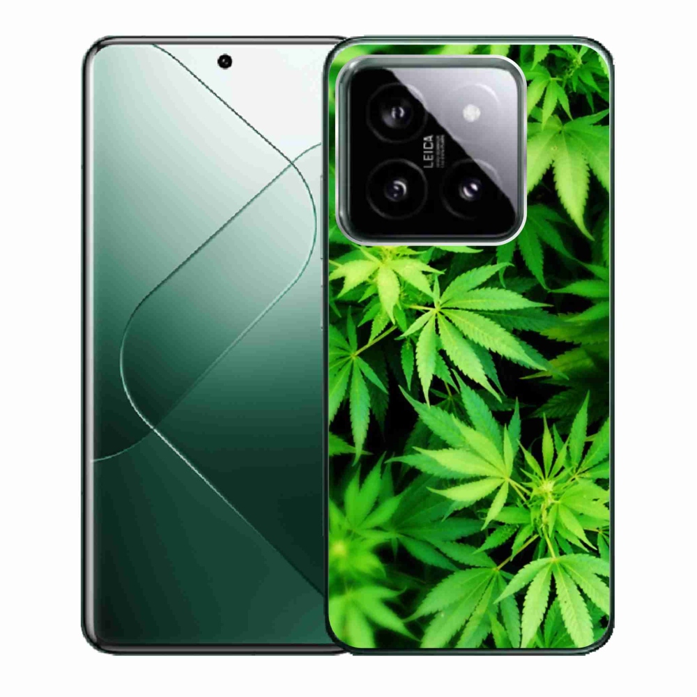 Gelový kryt mmCase na Xiaomi 14 - konopí 3