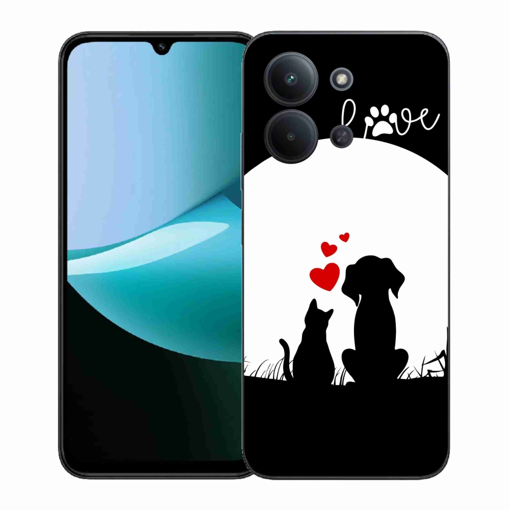Gelový kryt mmCase na Xiaomi Redmi 15C 4G (171mm)/Poco C85 4G (171mm) - zvířecí láska