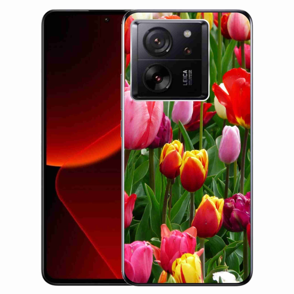 Gelový kryt mmCase na Xiaomi 13T/13T Pro - tulipány