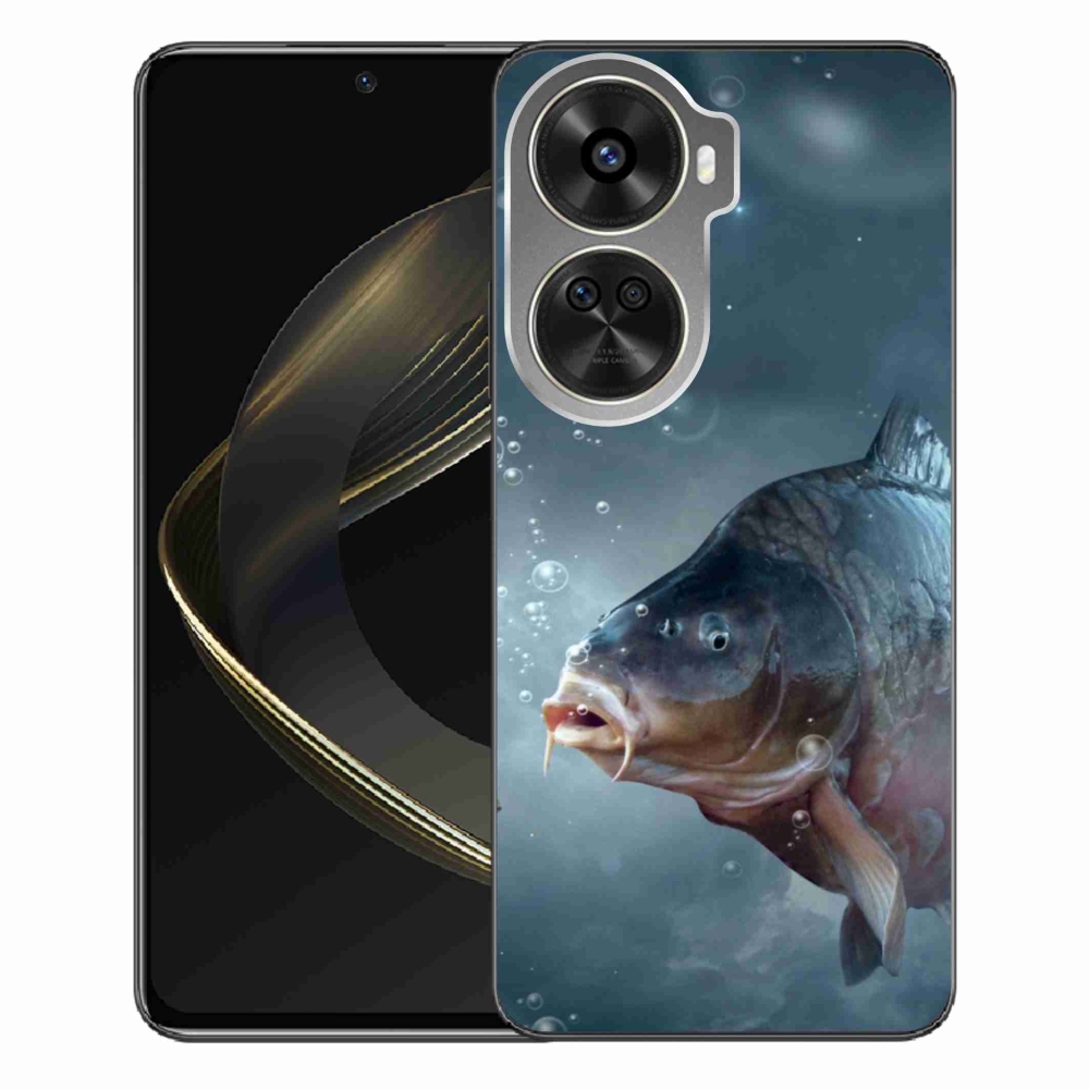 Gelový kryt mmCase na Huawei Nova 12 SE - kapr a bublinky