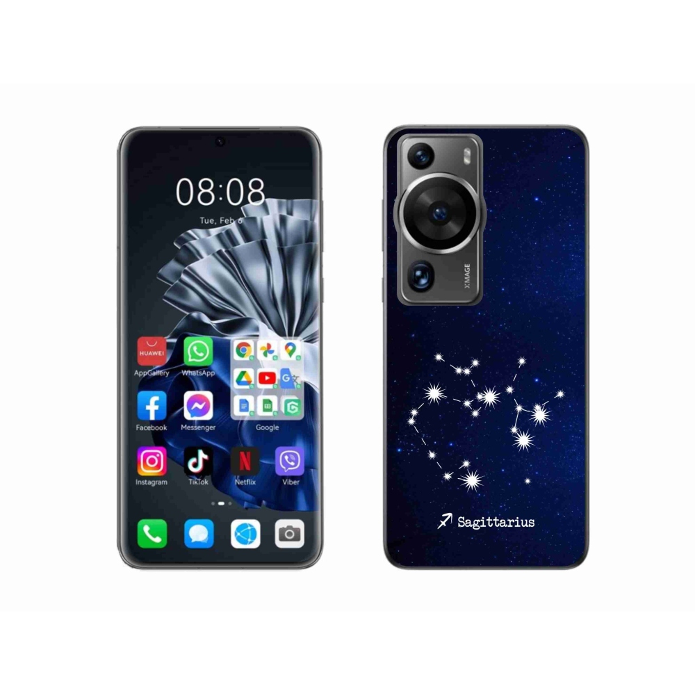 Gelový kryt mmCase na Huawei P60 Pro - souhvězdí Střelce