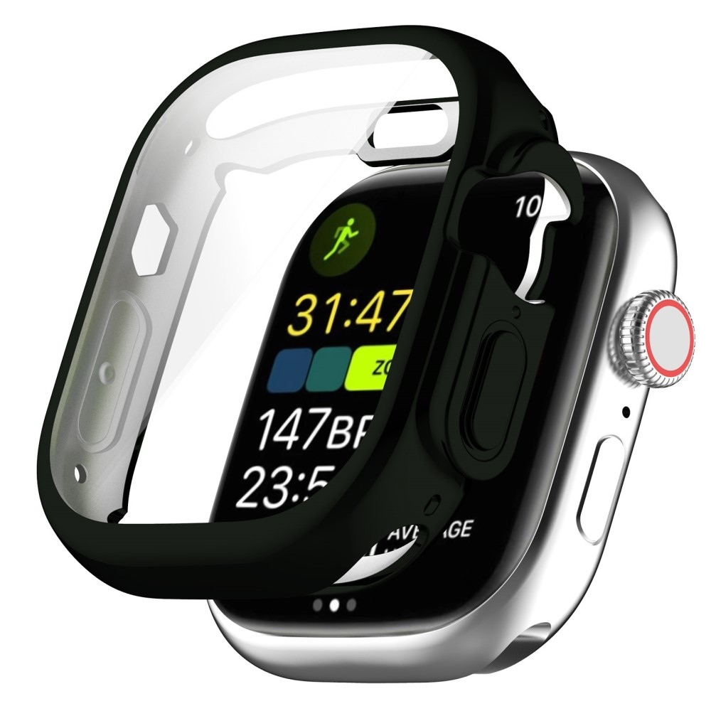 Soft nasazovací gelové ochranné pouzdro pro Apple Watch Ultra/Ultra 2 49 mm - tmavězelené