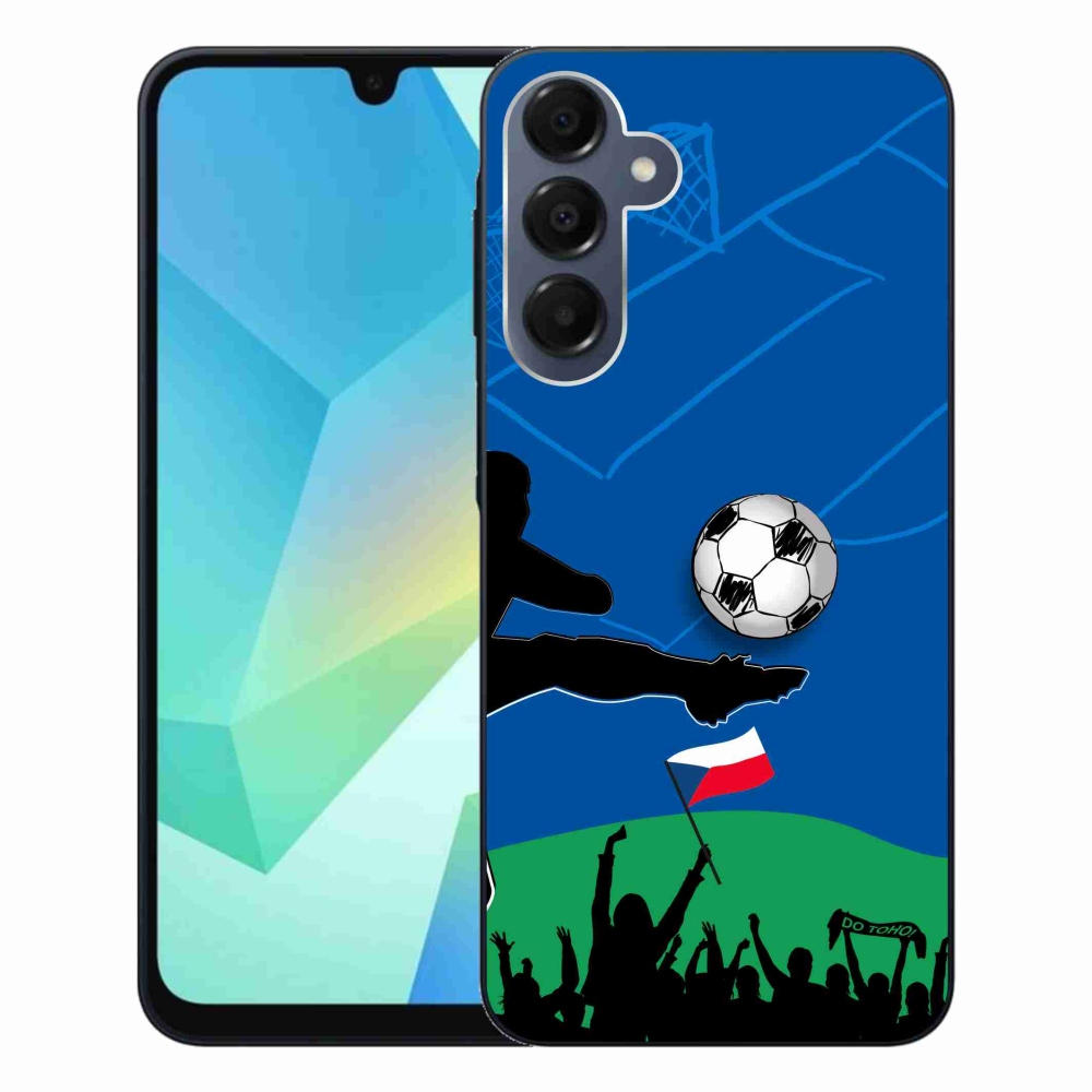 Gelový kryt mmCase na Samsung Galaxy A16 4G/5G - fanoušci fotbalu