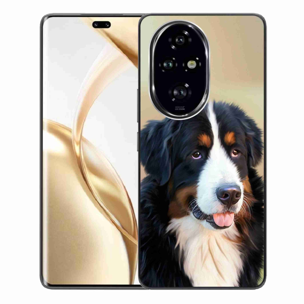 Gelový obal mmCase na Honor 200 Pro 5G - bernský salašnický pes