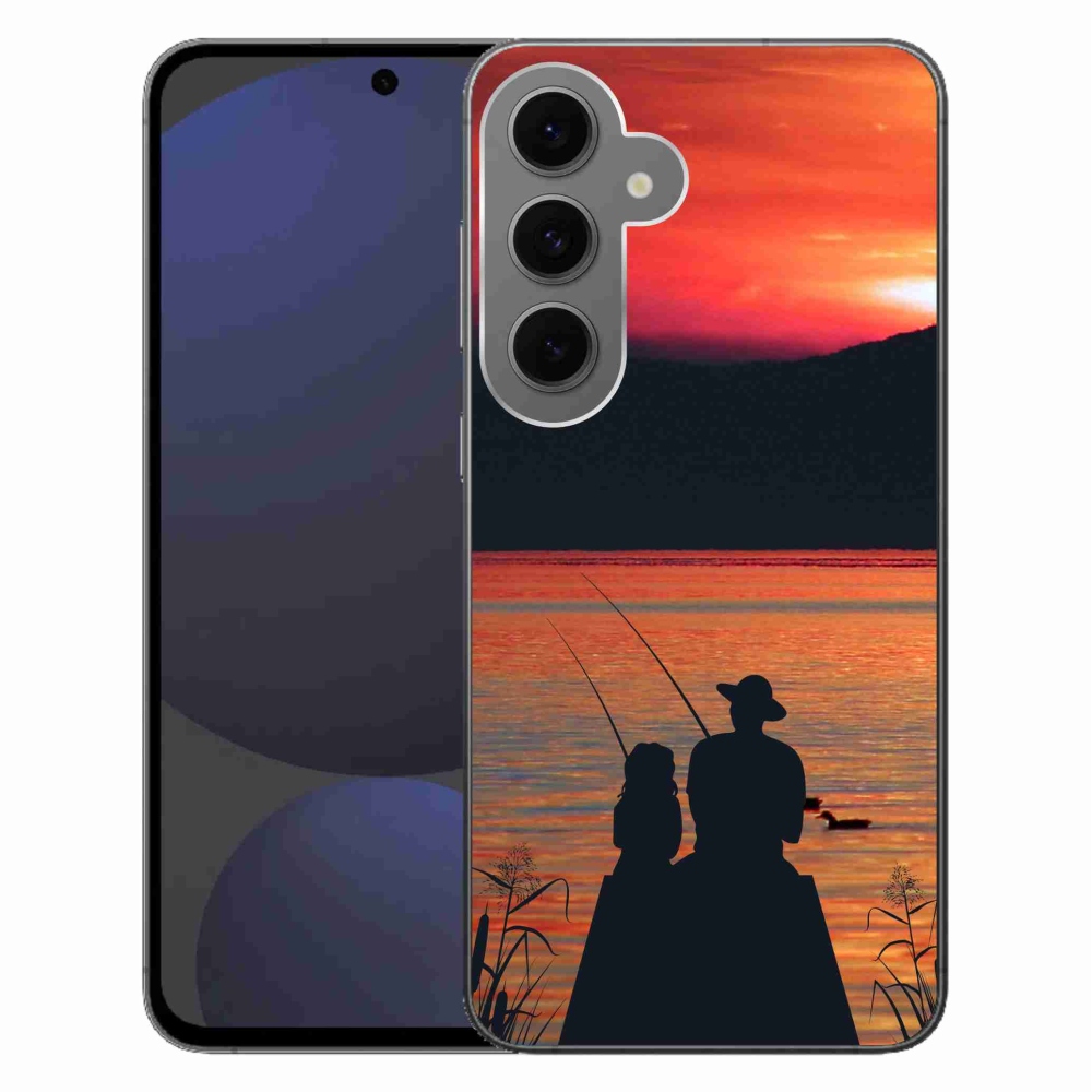 Gelový kryt mmCase na Samsung Galaxy S24 FE - rybaření 3