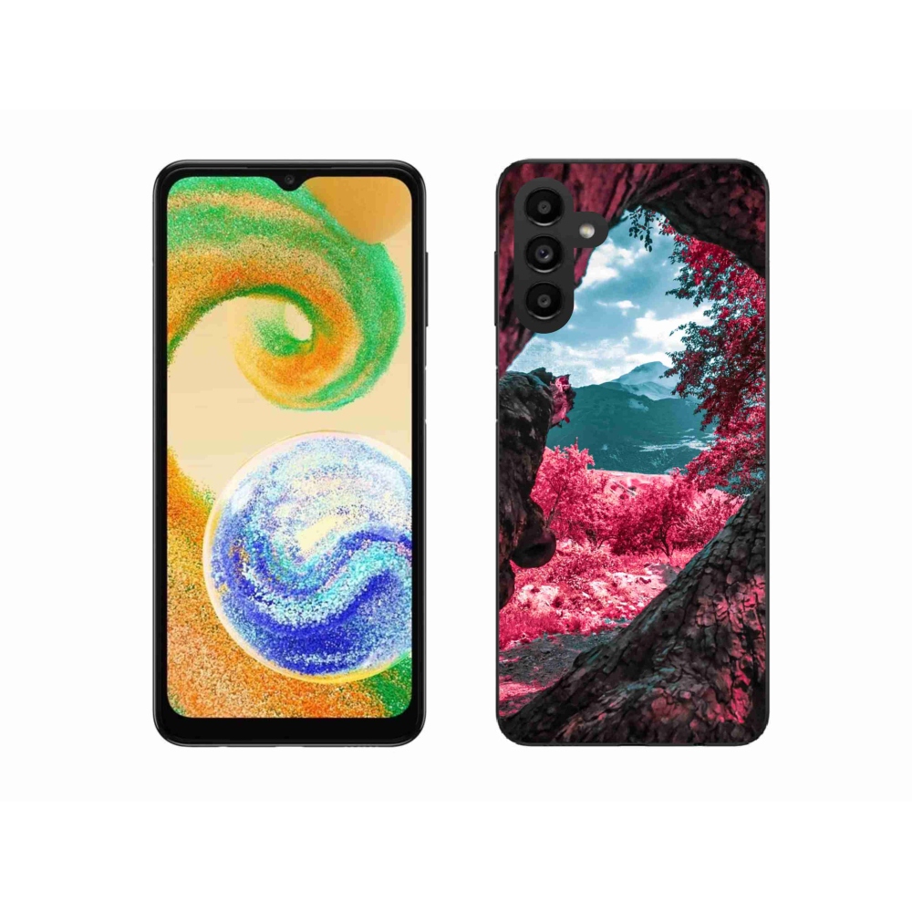 Gelový kryt mmCase na Samsung Galaxy A04s (164.7x76.7x9.1mm) - výhled na hory