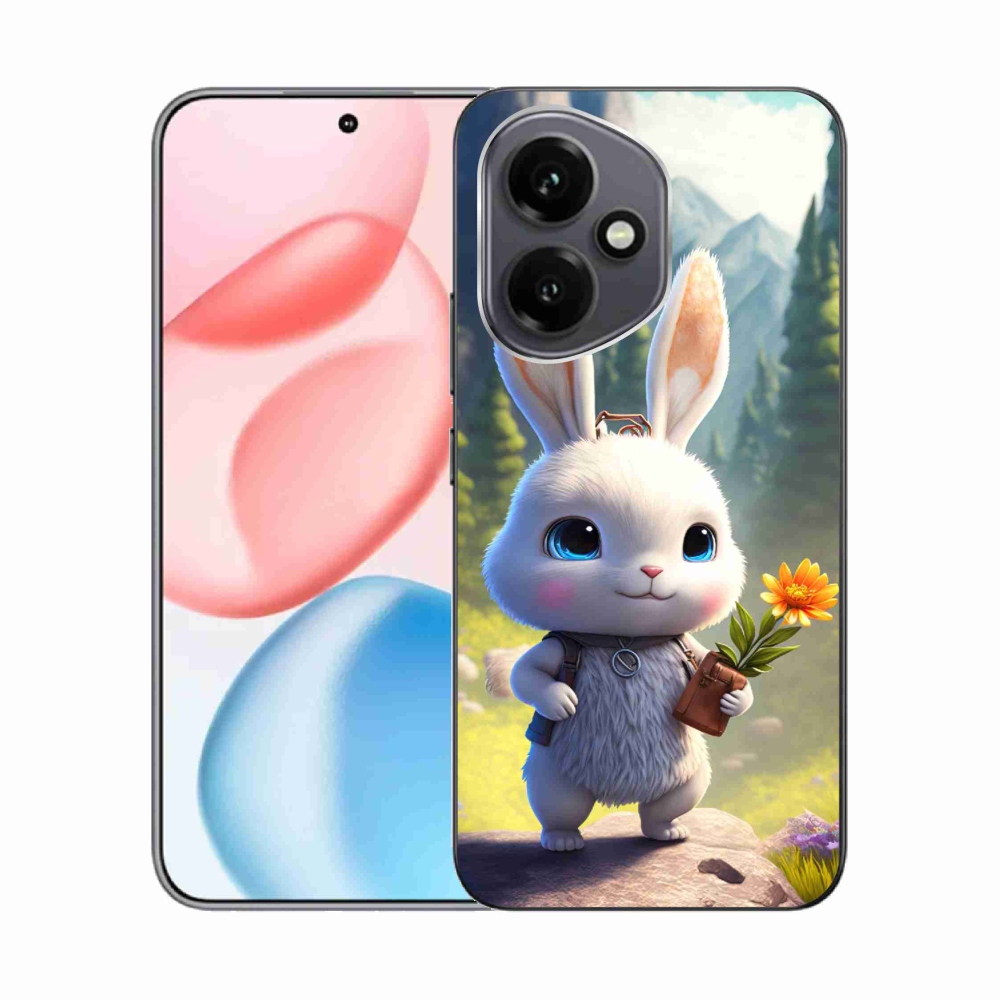 Gelový kryt mmCase na Honor 400 - roztomilý králíček