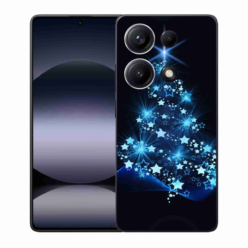 Gelový kryt mmCase na Xiaomi Redmi Note 14S - vánoční stromek